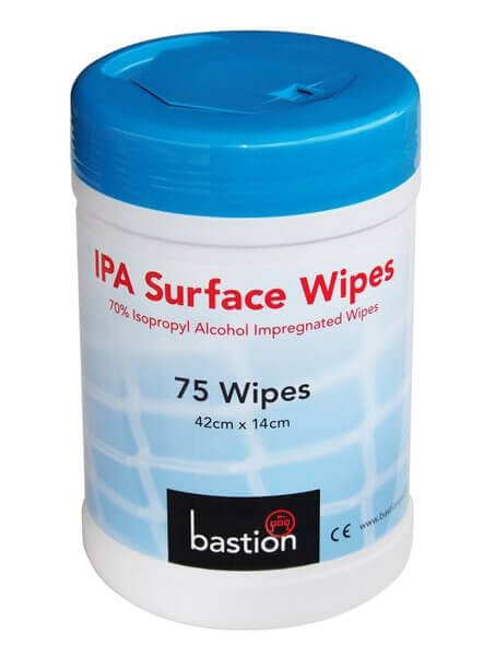 rubbing alcohol wipes