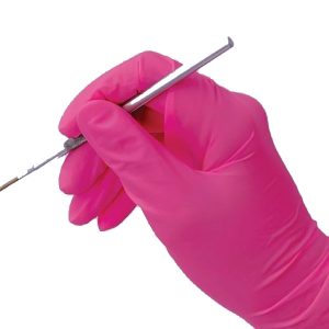 Bastion Nitrile Pink Gloves2