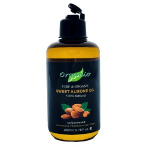 organio almond 200ml open