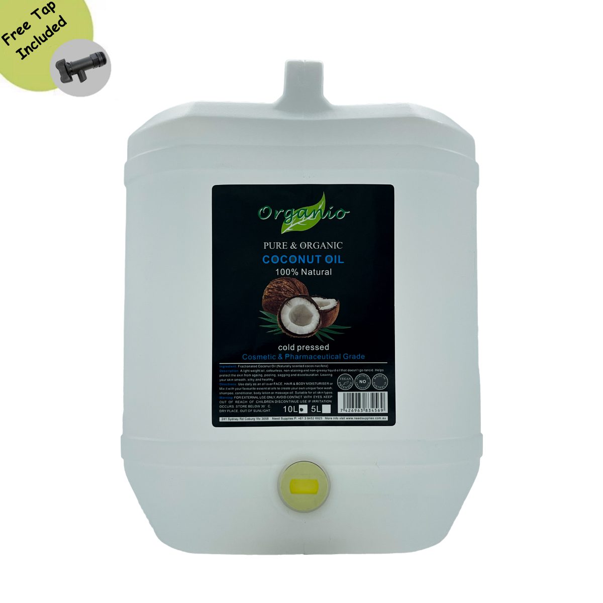 organio coconut 10L