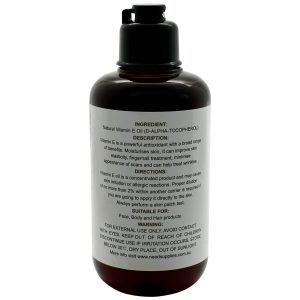 VITAMIN E 200ml back